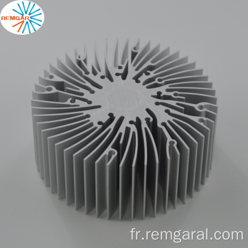 Extrusion en aluminium LED Zhaga thermor